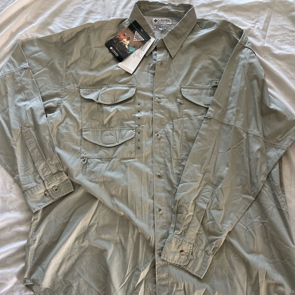 Columbia Men’s XXL Long Sleeve Fishing Shirt